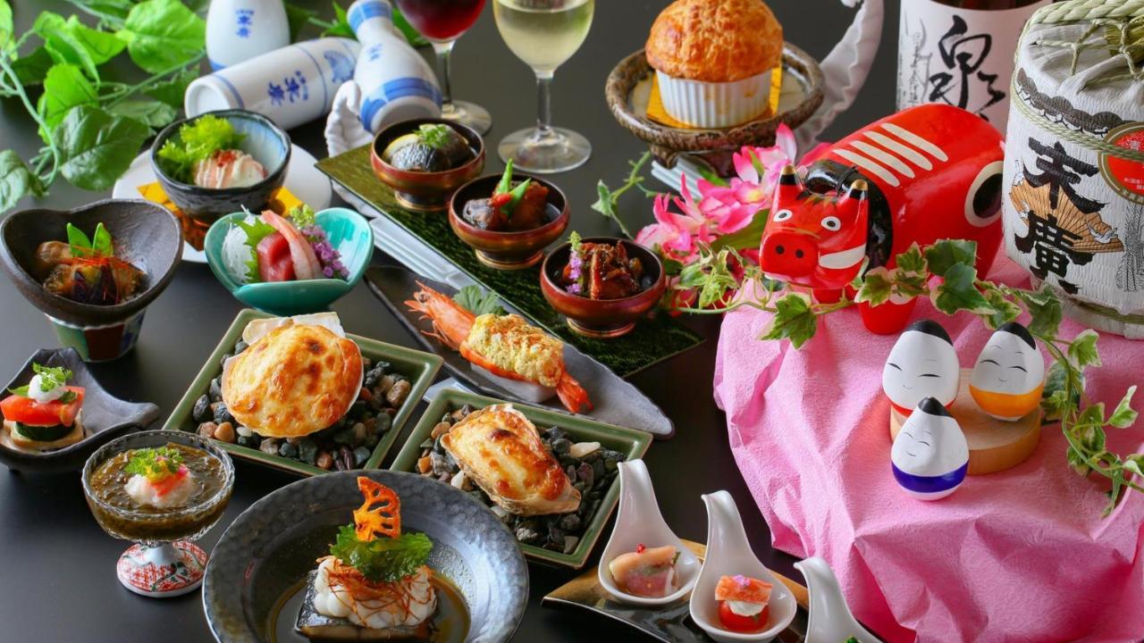 ホテル Ooedo Onsen Monogatari Aizu エクステリア 写真